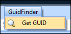 GuidFinder Menu Item