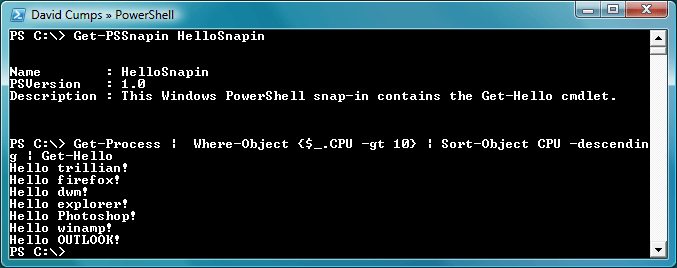 PowerShell - Layout - Cmdlet
