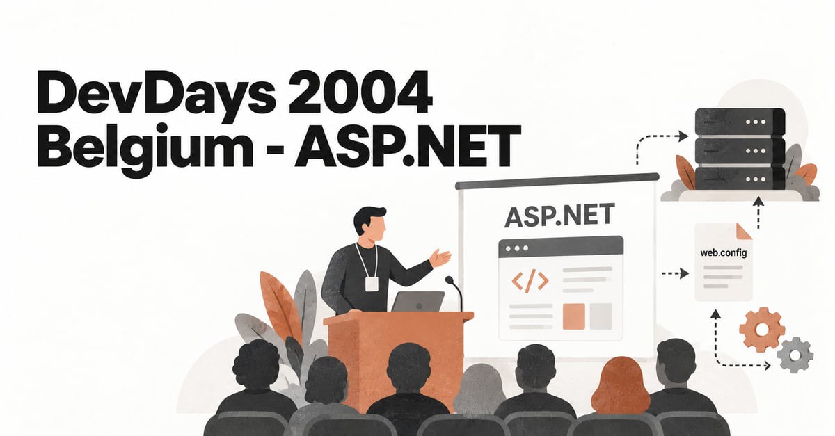 DevDays 2004 Belgium: ASP.NET