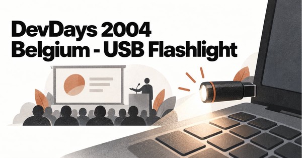 DevDays 2004 Belgium: USB Flashlight