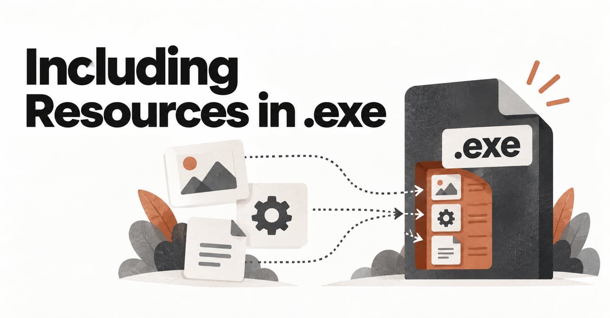 Including Resources in .exe