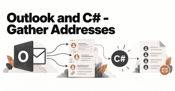 Outlook and C#: Gather Addresses