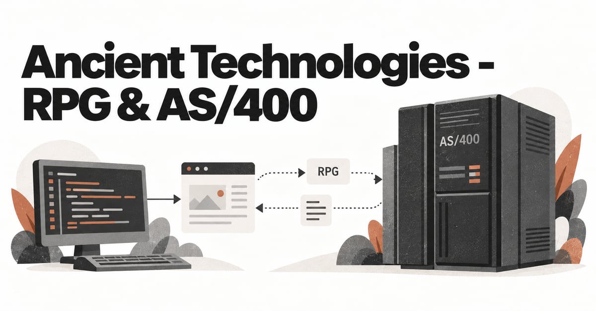 Ancient Technologies: RPG & AS/400