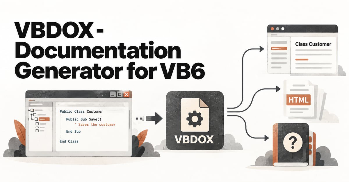 VBDOX: Documentation Generator for VB6