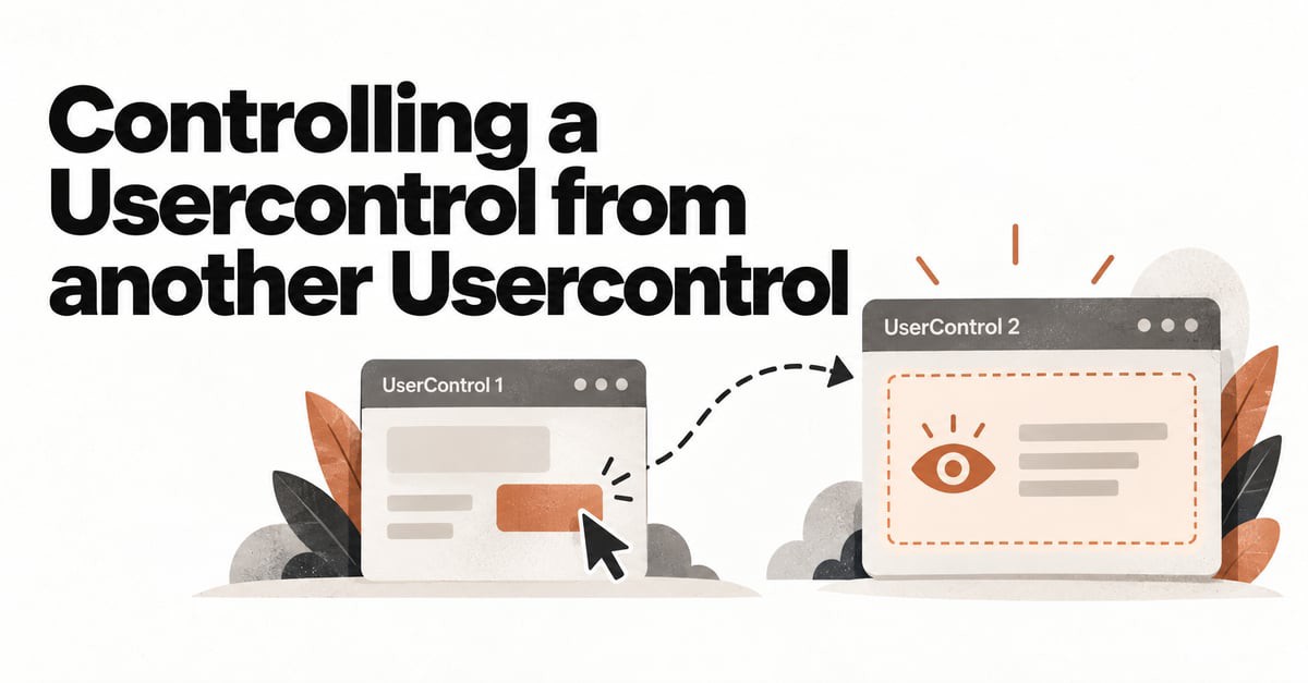 Controlling a UserControl from Another UserControl