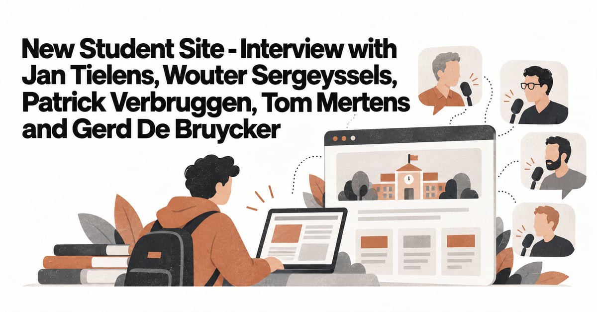 New Student Site: Interviews with Jan Tielens and Others