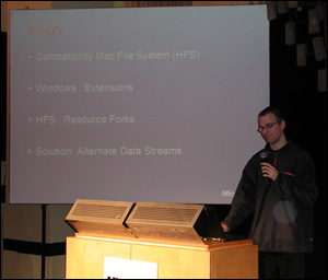 Explaining Alternate Data Streams in front of the slides