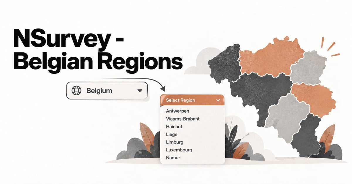 NSurvey: Belgian Regions