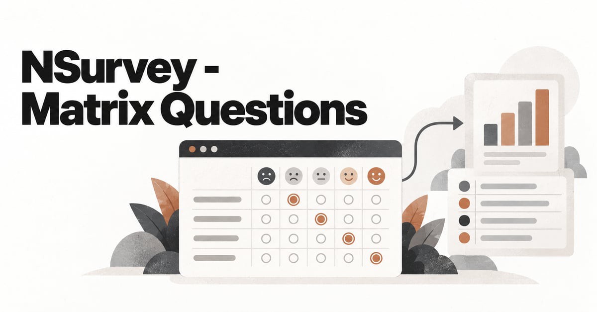 NSurvey: Matrix Questions