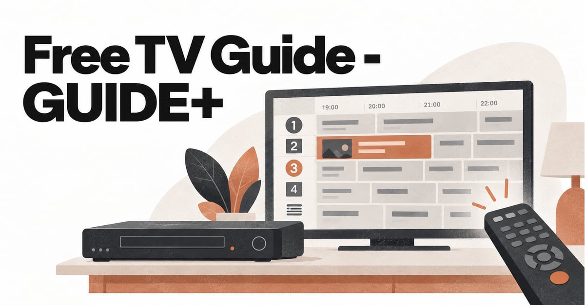 Free TV Guide: GUIDE+