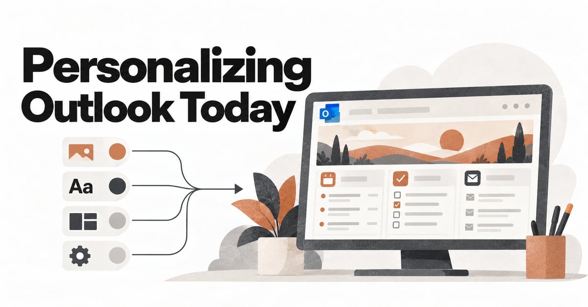 Personalizing Outlook Today