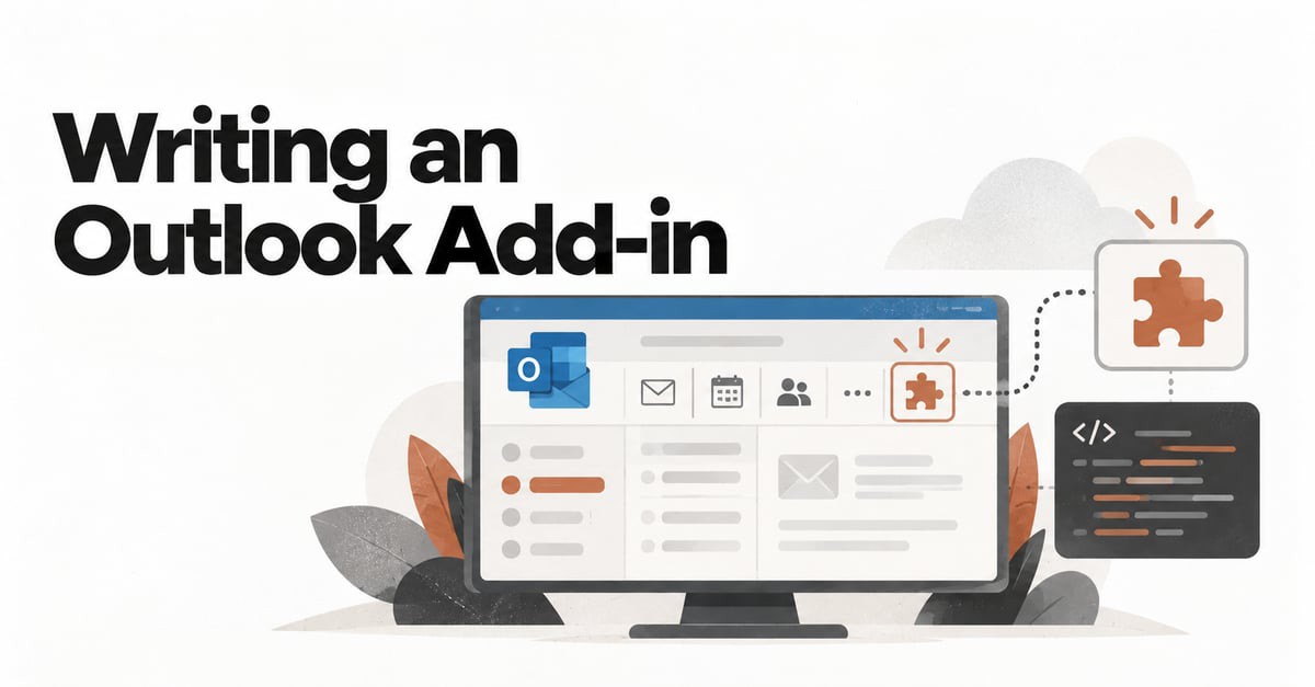 Writing an Outlook Add-in