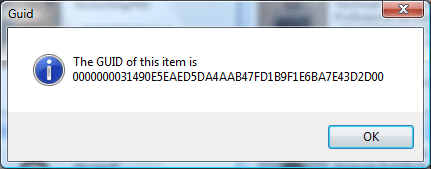 GuidFinder Result