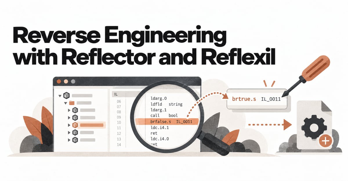 Reverse Engineering with Reflector and Reflexil