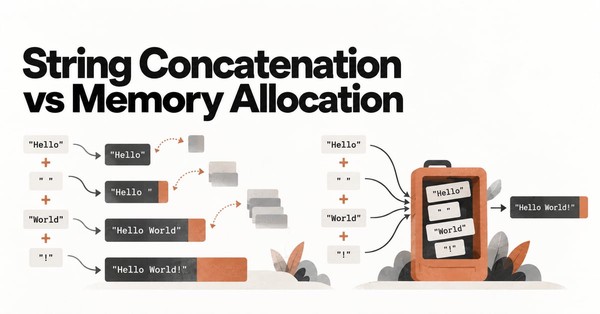 String Concatenation vs Memory Allocation