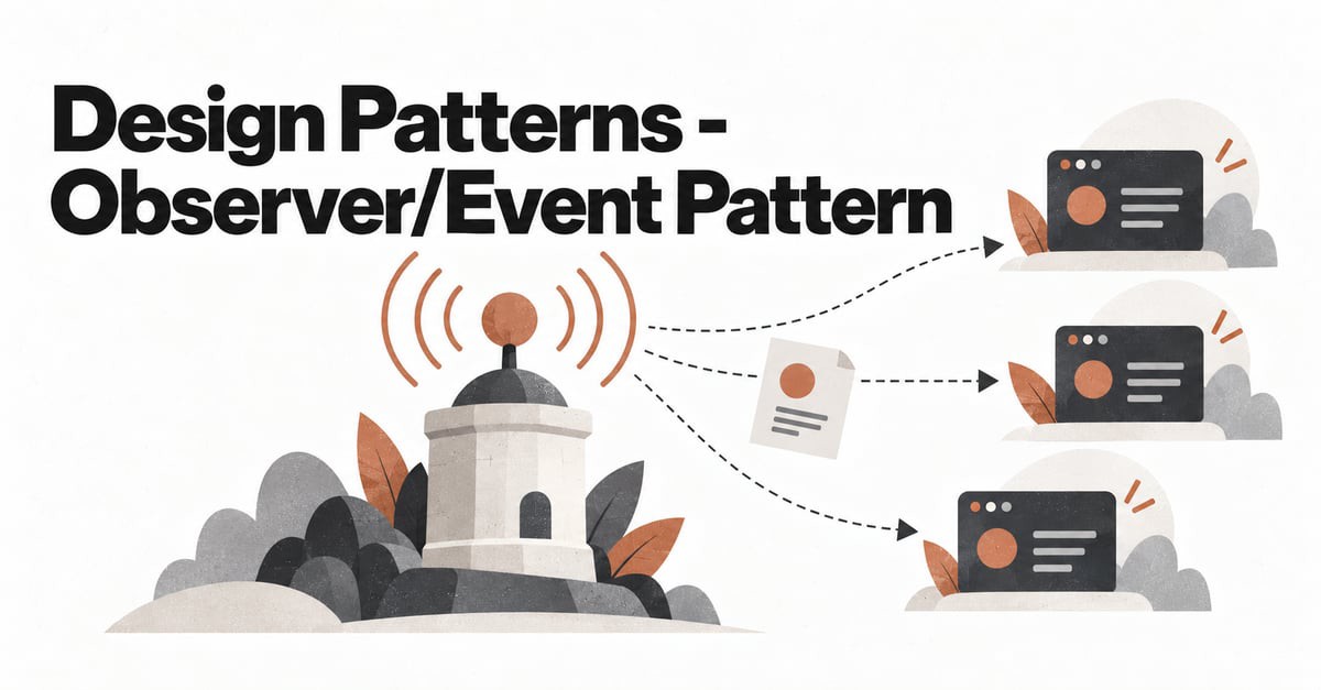 Design Patterns - Observer/Event Pattern