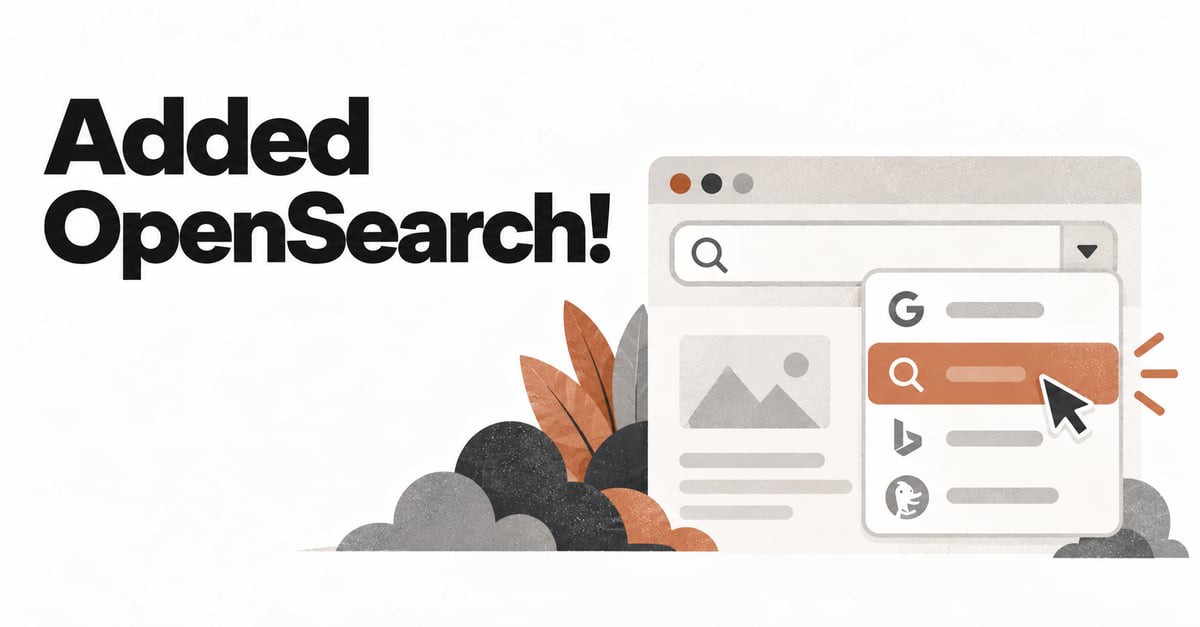 Added OpenSearch!