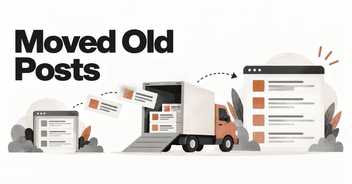 Moved Old Posts