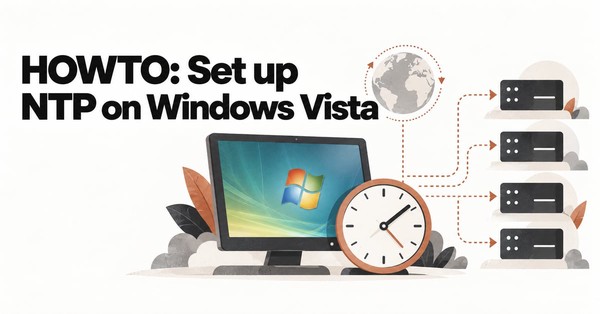 HOWTO: Set up NTP on Windows Vista