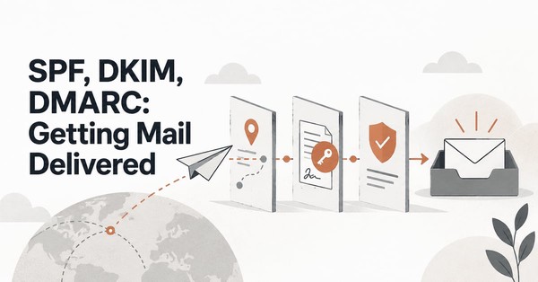 SPF, DKIM, DMARC: Getting Mail Delivered