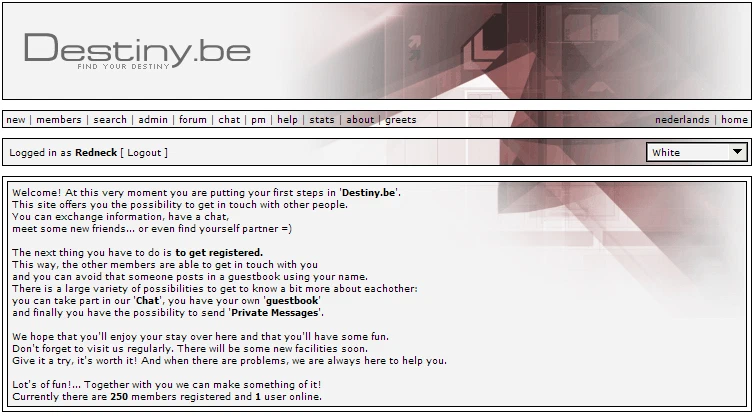 Destiny.be screenshot 1
