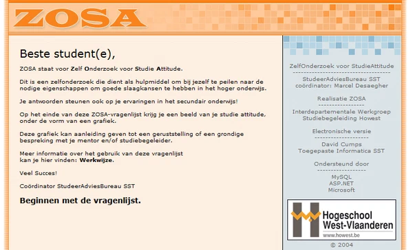 Zosa screenshot