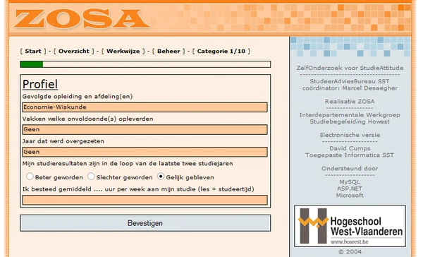 Zosa screenshot
