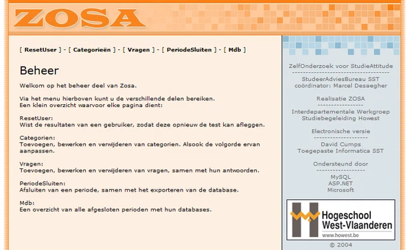 Zosa screenshot