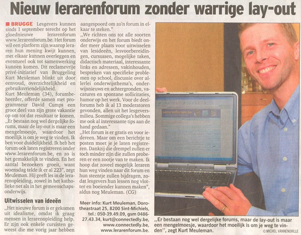 Lerarenforum screenshot