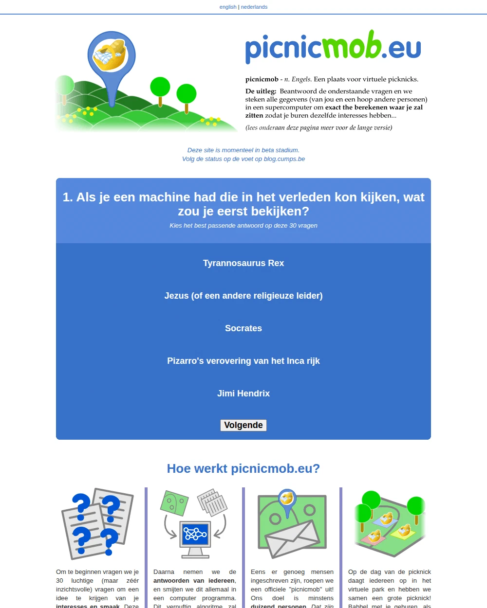 Picnicmob.eu screenshot 1