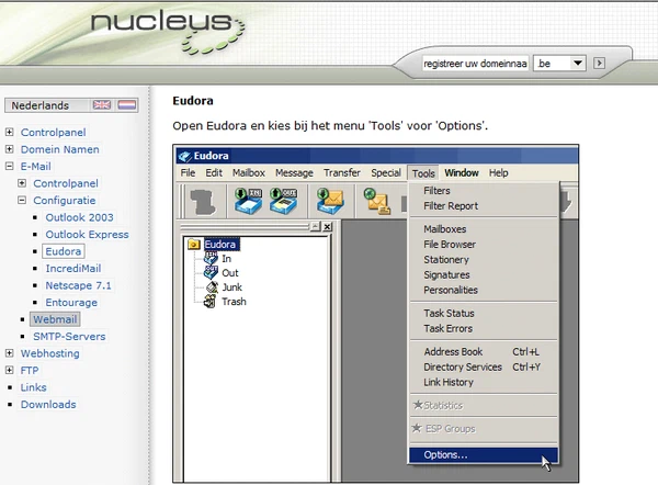 Helpdesk screenshot