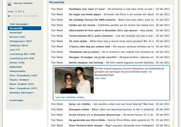 WebTracker screenshot