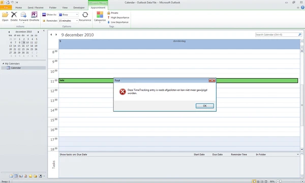 Outlook Time screenshot