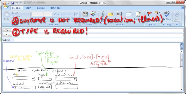Outlook Time screenshot