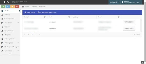 ESS screenshot