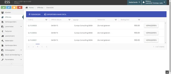 ESS screenshot