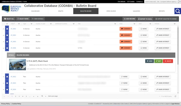 Codaba screenshot