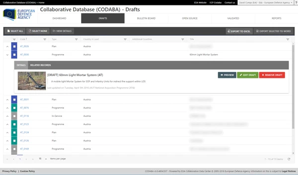 Codaba screenshot