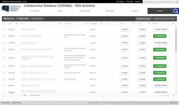 Codaba screenshot
