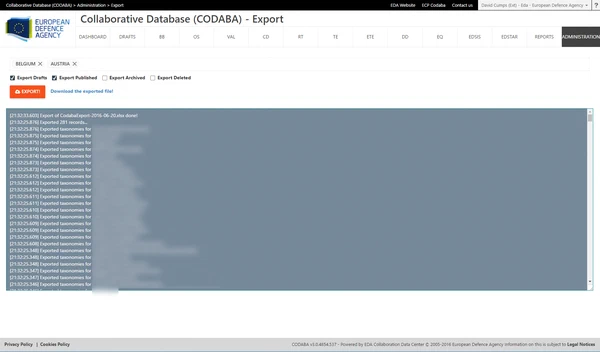 Codaba screenshot
