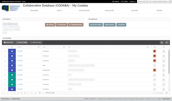 Codaba screenshot