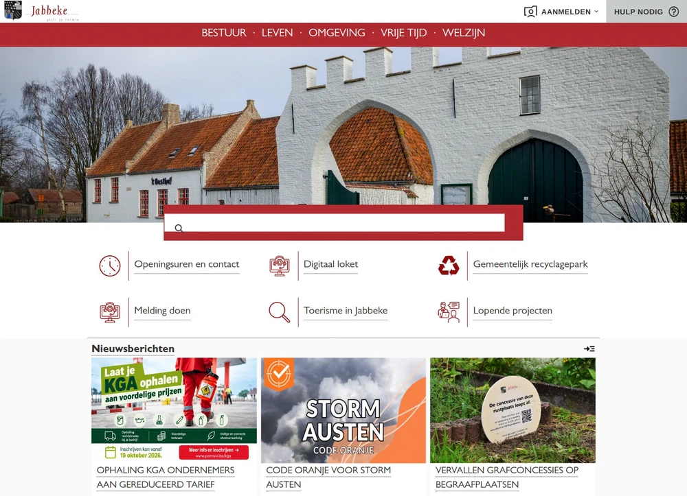 Gemeente Jabbeke screenshot 1