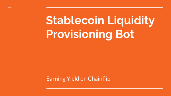 Stablecoin Liquidity Provisioning Bot